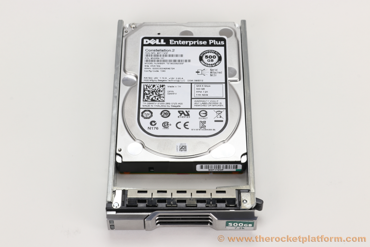 2M81V - Dell EqualLogic PS4100 - PS6210 500GB SAS HDD