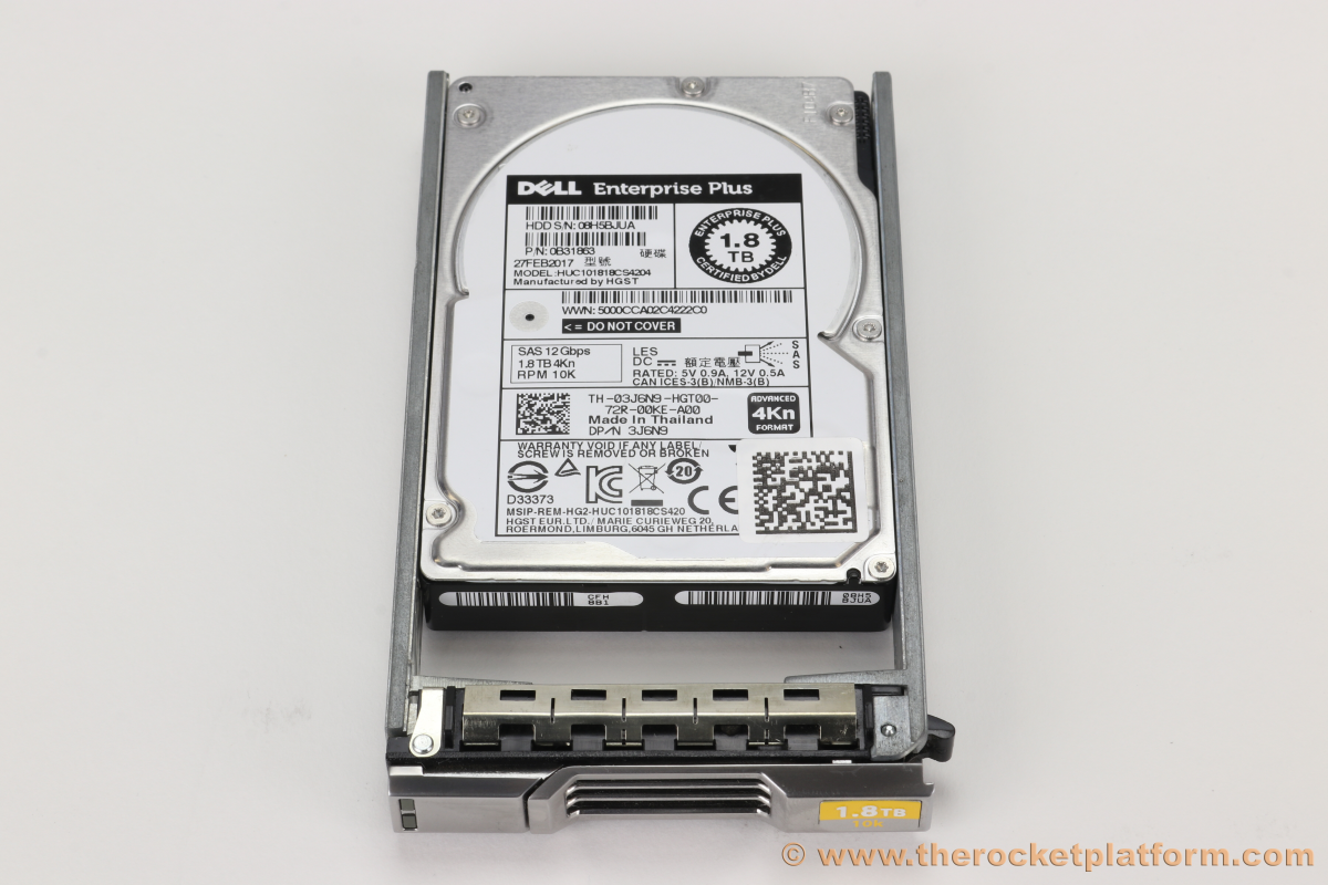 HUC101818C54204 - Dell EqualLogic PS4100 - PS6210 1.8TB 10K SAS HDD