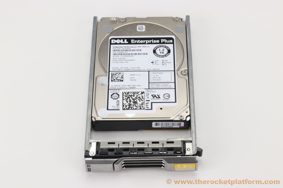 068V42 - Dell EqualLogic PS4100 - PS6210 1.2TB 10K SAS HDD