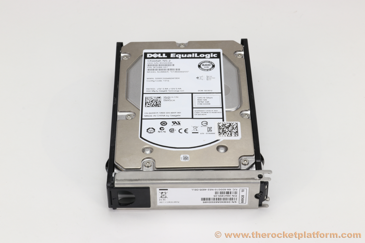 9FS066-057 - Dell EqualLogic PS5500 PS6500 600GB 10K SAS HDD