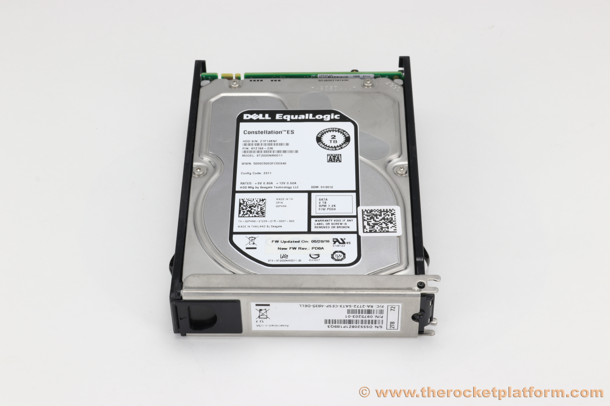 9JW168-536 - Dell EqualLogic PS5500 PS6500 2TB SATA HDD