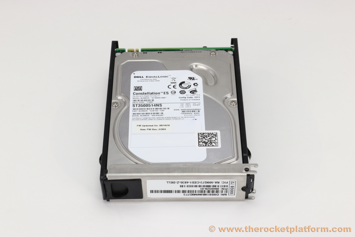 K6DPT - Dell EqualLogic PS5500 PS6500 500GB SATA HDD