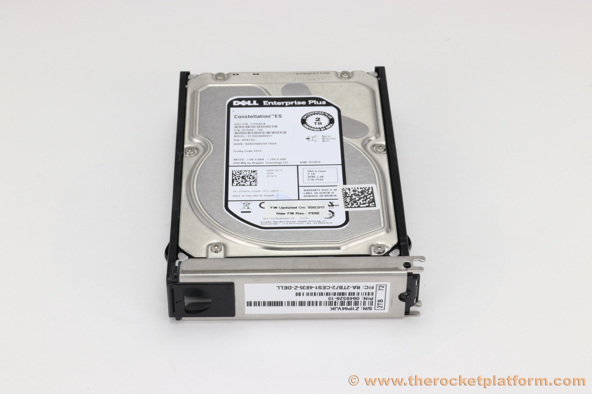 0T7F78 - Dell EqualLogic PS5500 PS6500 2TB NL SAS HDD