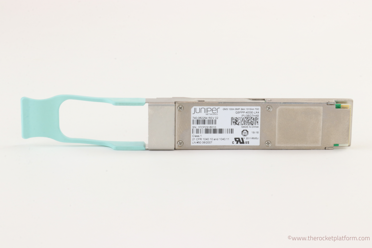 QSFPP-40G-LX4 - Juniper QSFP+ 40GBase-LX4 40 Gb 100/150m with OM3/OM4 Duplex MMF