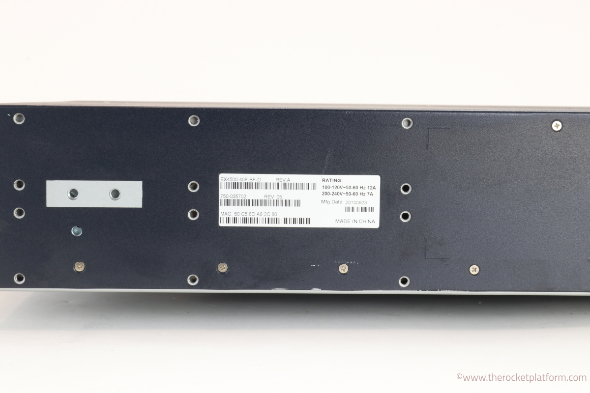 750-036562 - Juniper EX4500-40F-VC1-FB Network Switch Barebones Chassis Assembly