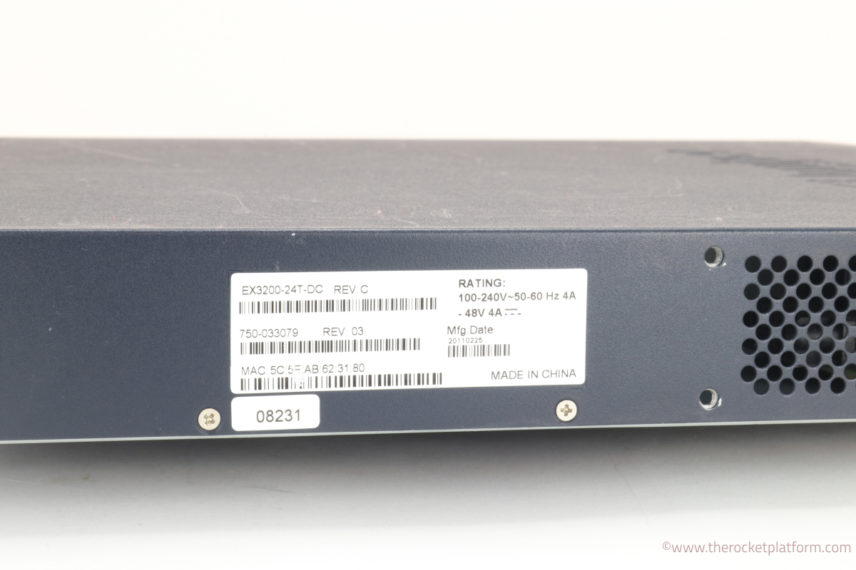 EX3200-24T-DC - Juniper EX3200-24T-DC Network Switch Full Unit Assembly