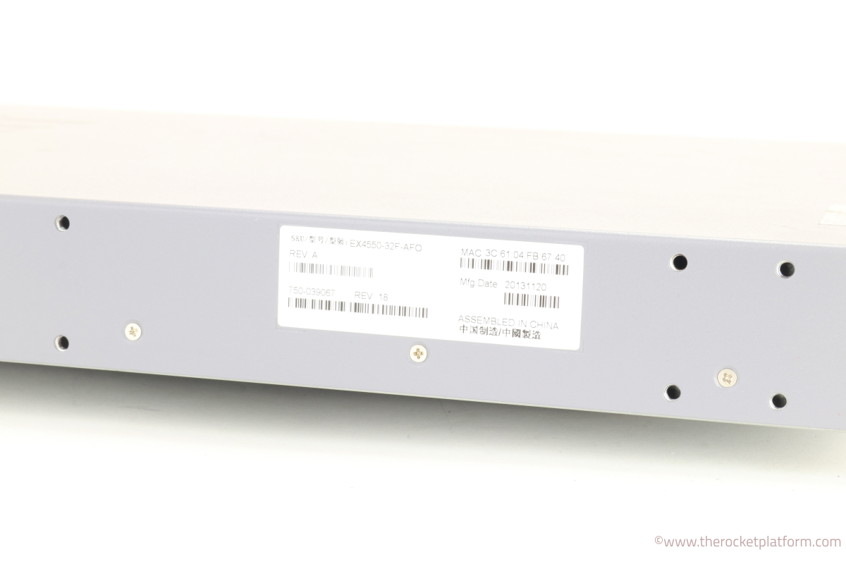 EX4550-32F-AFO - Juniper EX4550-32F-AFO Network Switch Full Unit Assembly