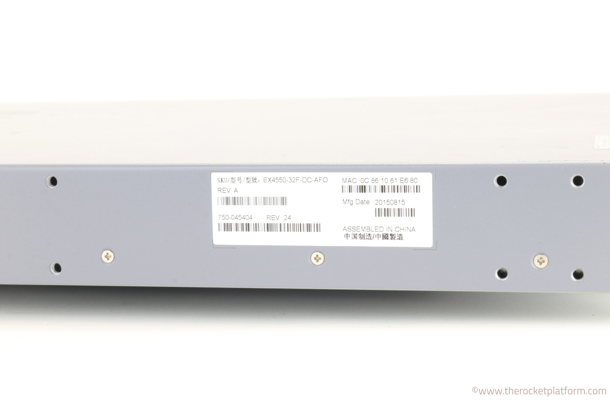 750-045404 - Juniper EX4550-32F-DC-AFO Network Switch Full Unit Assembly