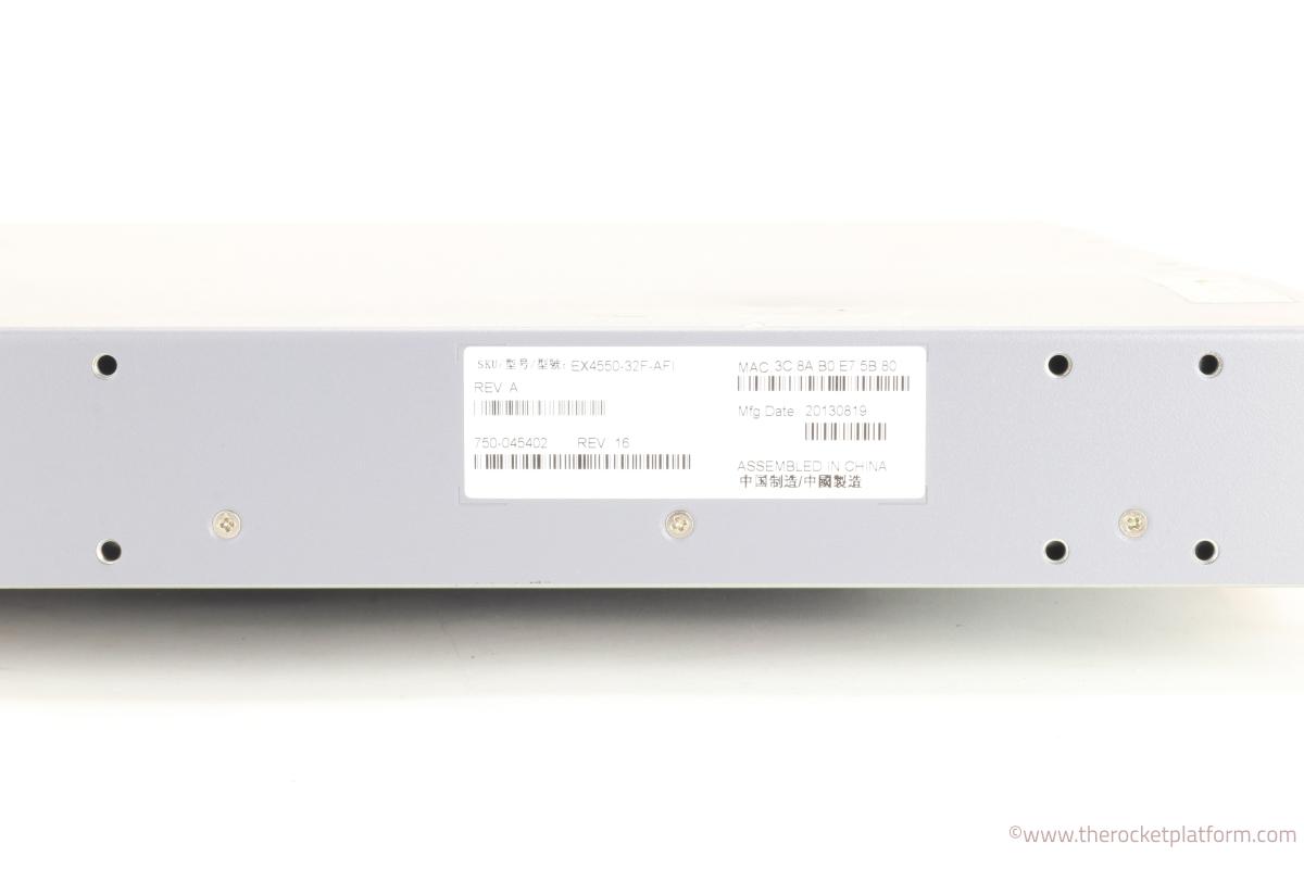 EX4550-32T-AFI - Juniper EX4550-32T-AFI Network Switch Full Unit Assembly