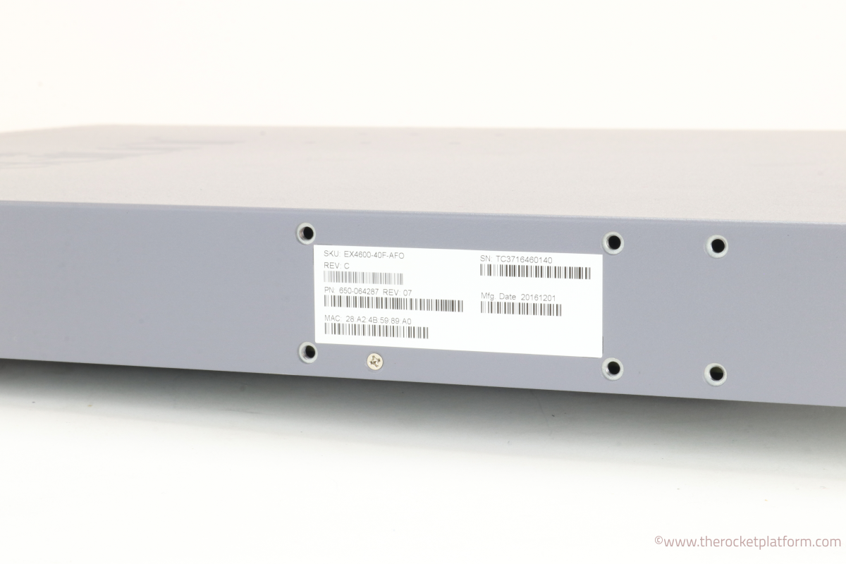 EX4600-40F-AFO - Juniper EX4600-40F-AFO Network Switch Full Unit Assembly