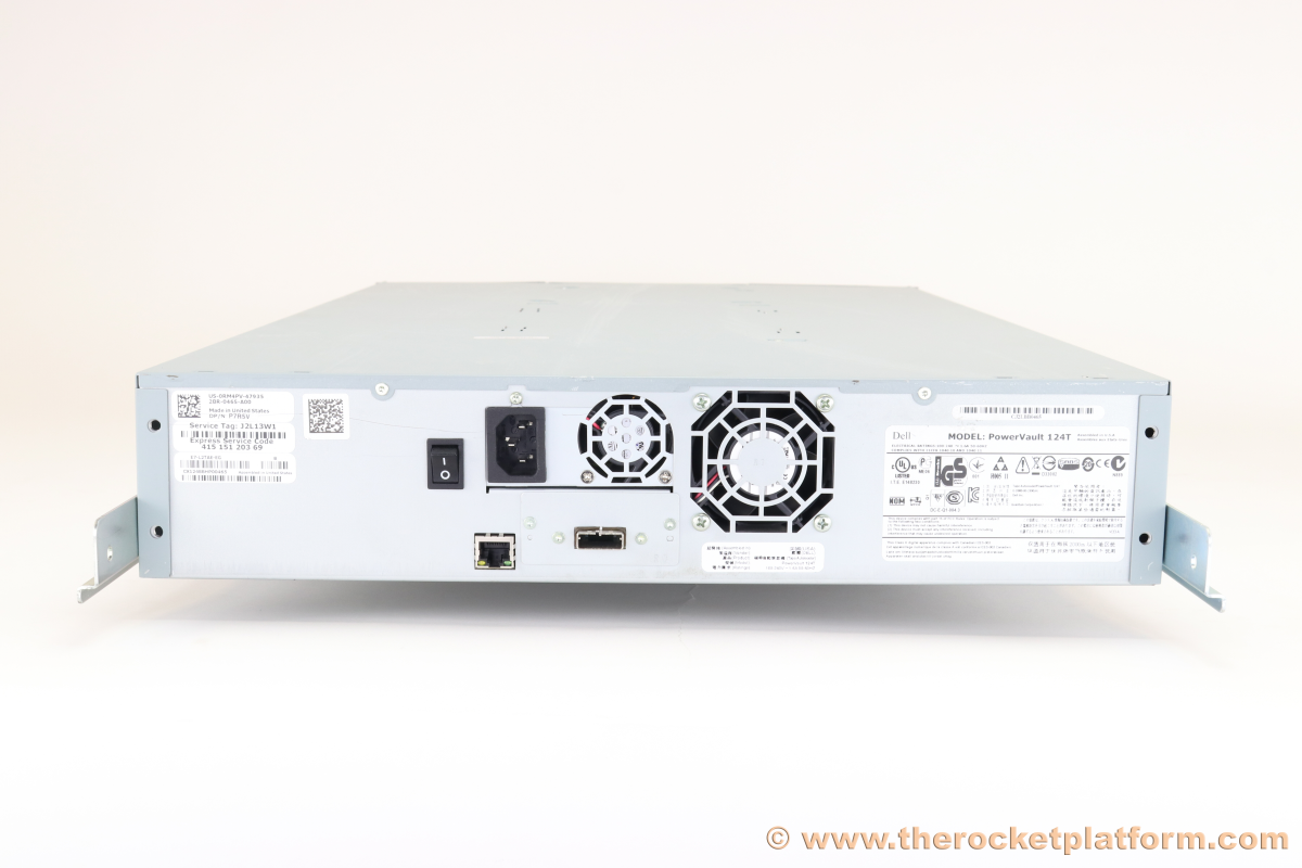 P7KG7 - Dell PowerVault 124T Tape Library with LTO-6 SAS